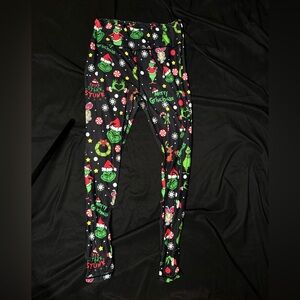 Grinch Workout Leggings